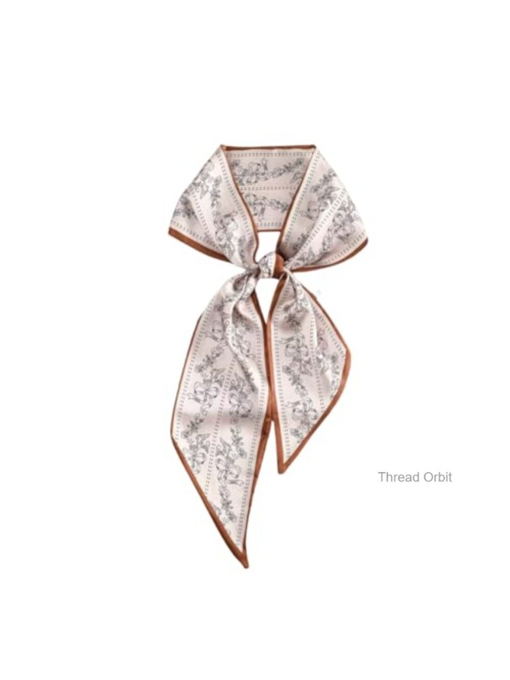 Lightweight Silky Polyester Neck Scarf Long Headscarf Hair Wrap